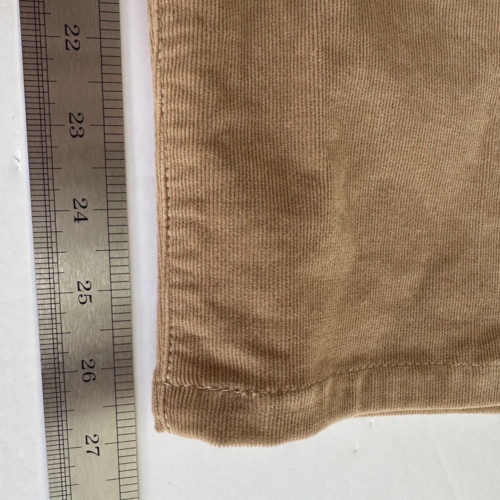MOTHER Cafe Spice Corduroy Wide Leg Pants Womens Size 27 HW Tunnel Vision Sneak - Picture 13 of 13